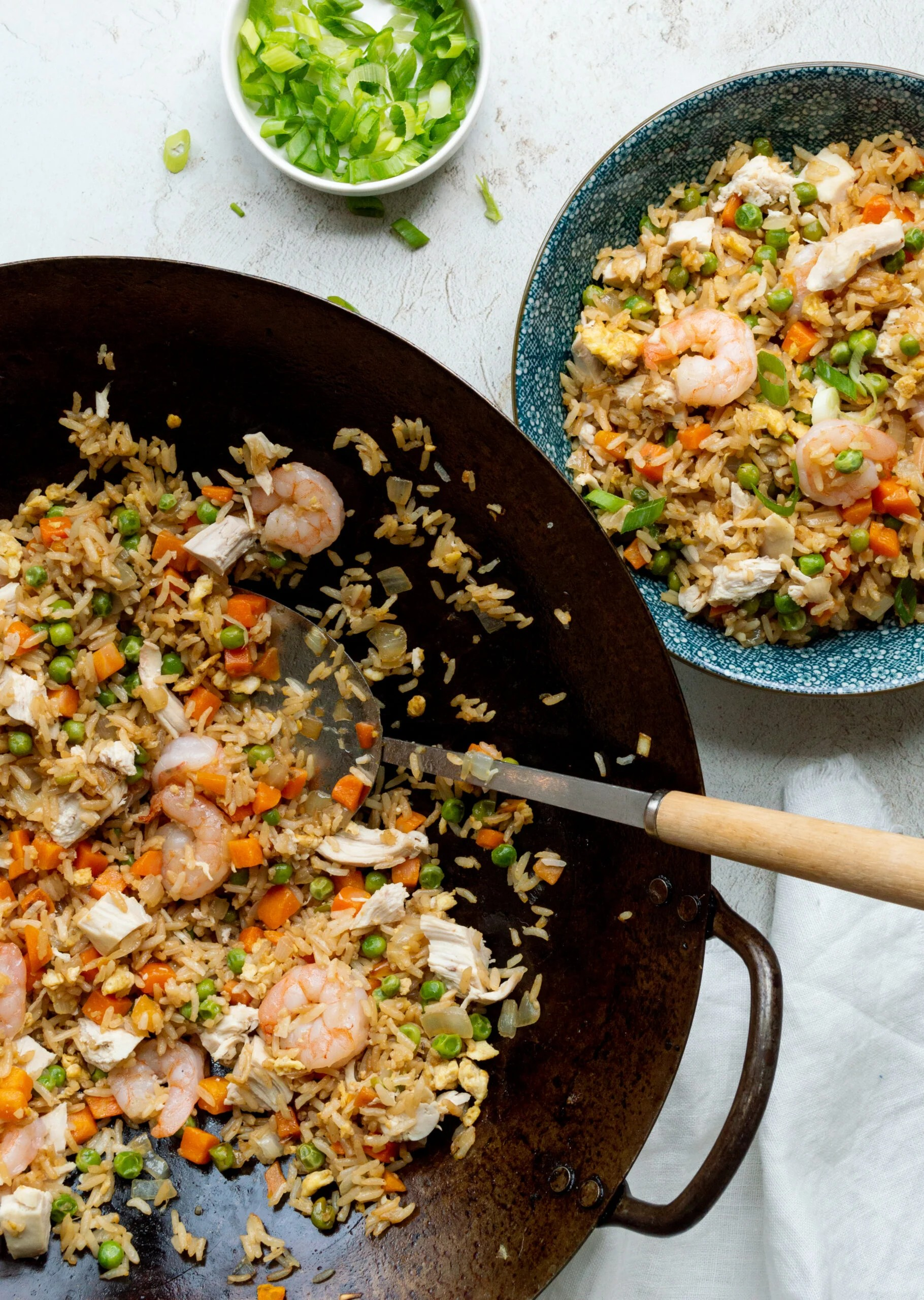 Better-Than-Takeout Shrimp, Chicken, and Veggie Fried Rice