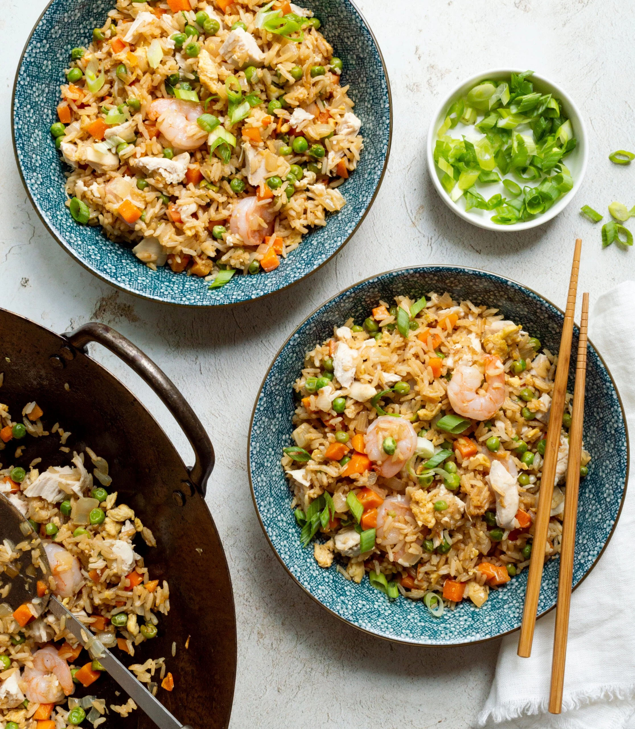 Better-Than-Takeout Shrimp, Chicken, and Veggie Fried Rice